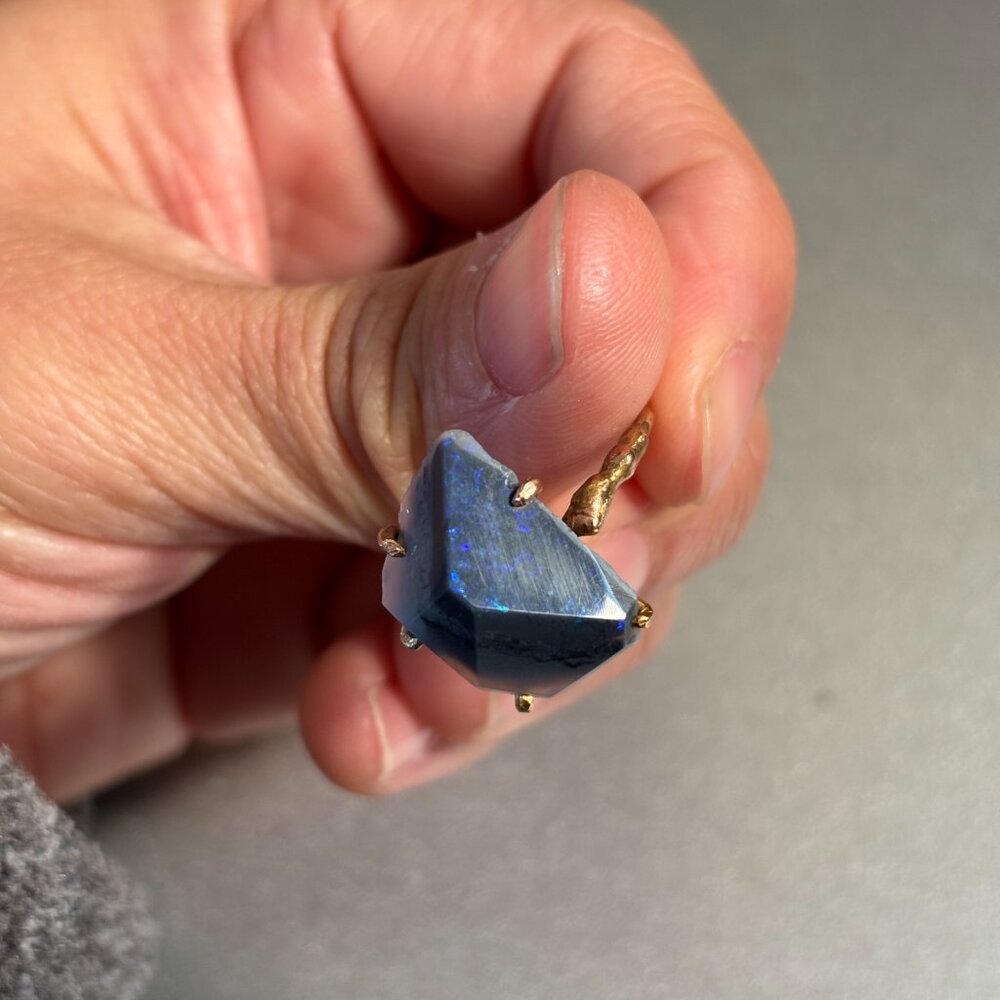 Euc Variance Objects Ring - Dark Opal - image 7